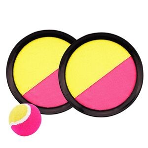 🌙 B113 - Pink and Yellow Catch Ball Set